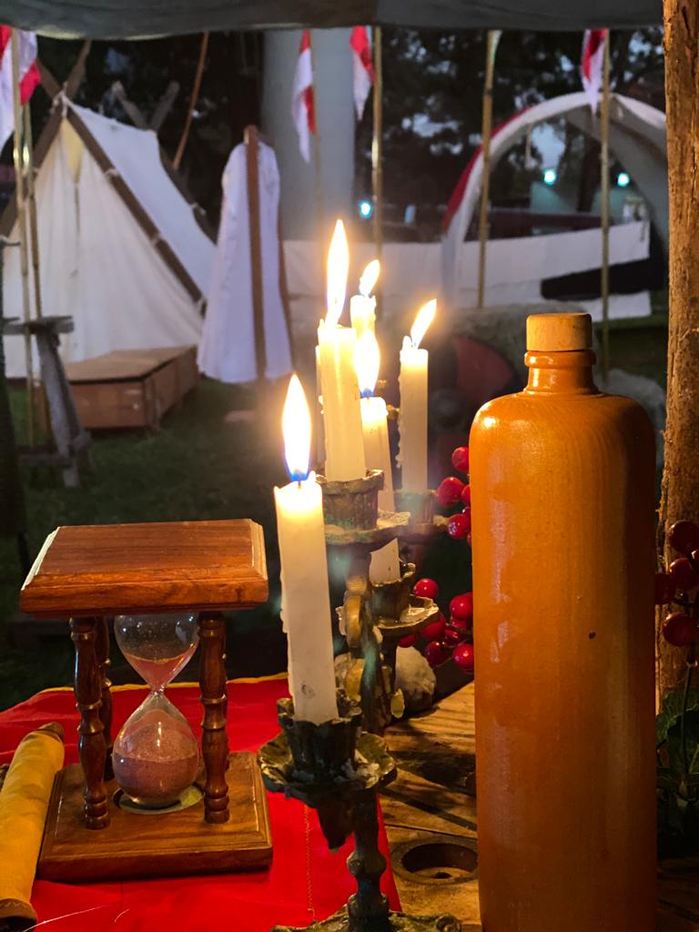 Festival Medieval Brasil Ampulheta Velas